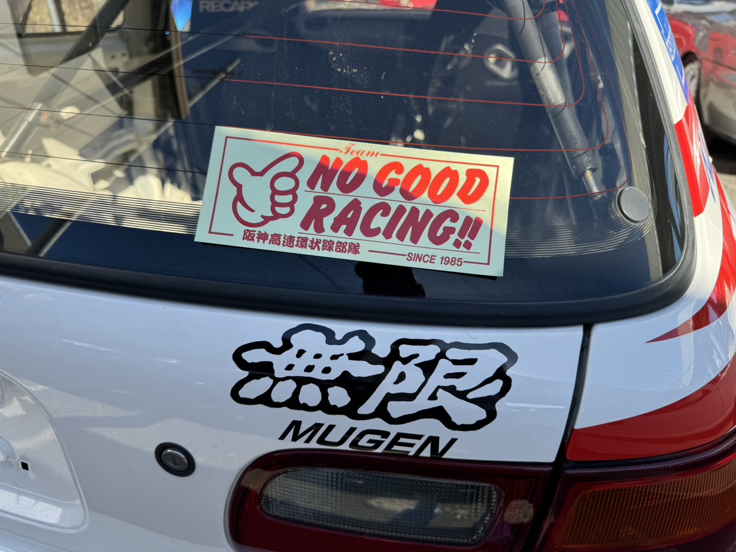 NOGOOD RACINGステッカー（ ゴールド ）